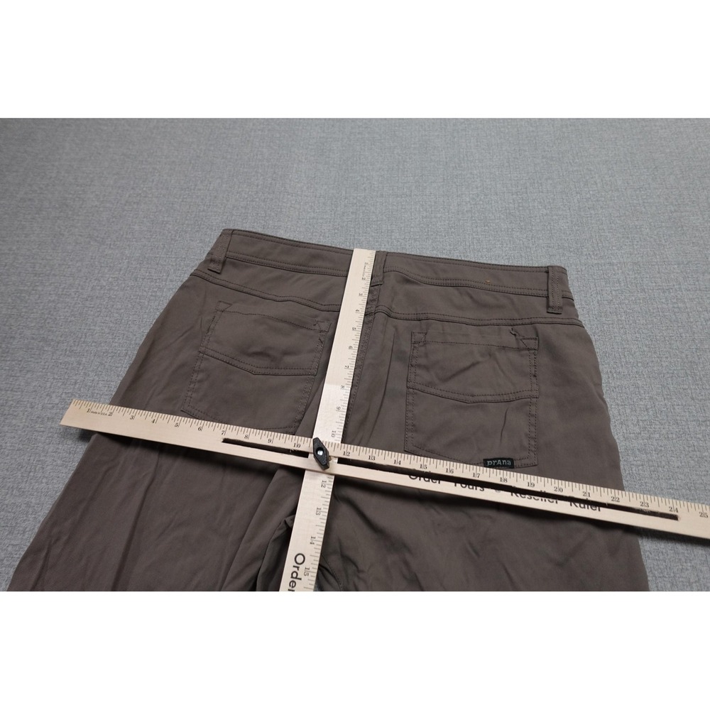 PrAna Chino Pants Mens 36x30 Brown Slim Fit Stretch Travel Casual Microfiber - Picture 8 of 11